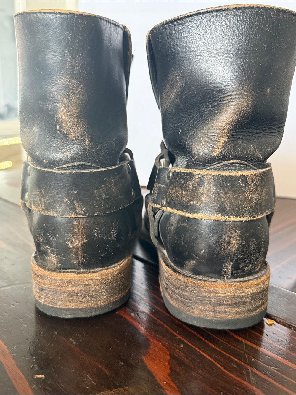 Frye Black Leather Ankle Booties - Picture 4 of 5